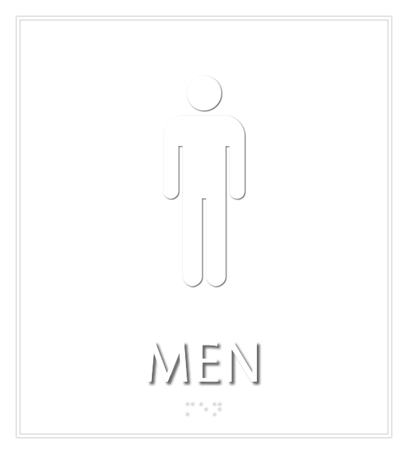 Men Bathroom, Men Sign