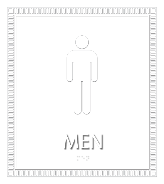 Men Restroom Sign