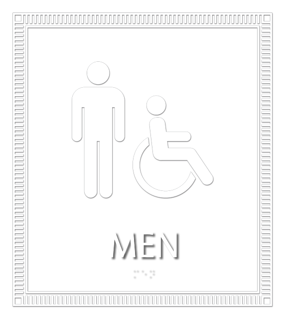 Men Restroom Sign