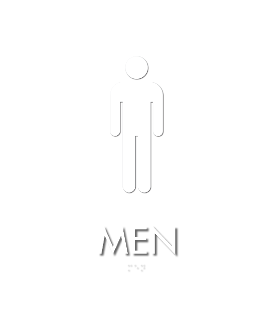 Men Restroom Sign