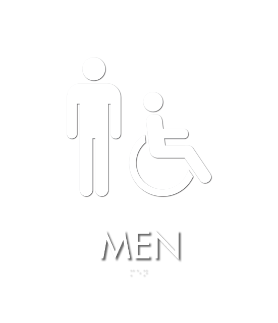 Men Restroom Sign