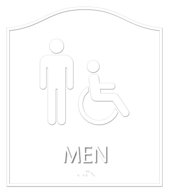 Men Restroom Sign