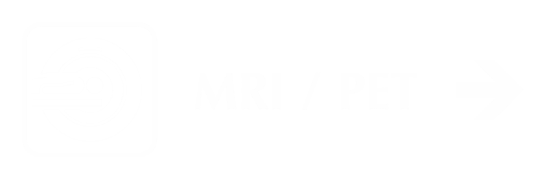 MRI / PET Engraved Sign, Right Arrow Symbol