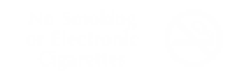 No Smoking Or Electronic Cigarettes Engraved Sign