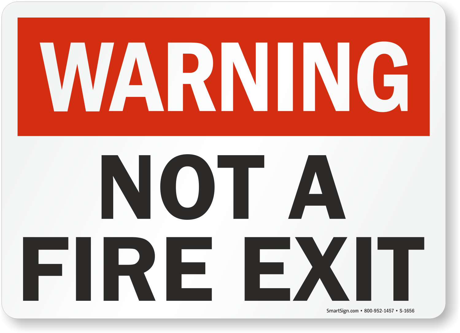 fire escape exit sign