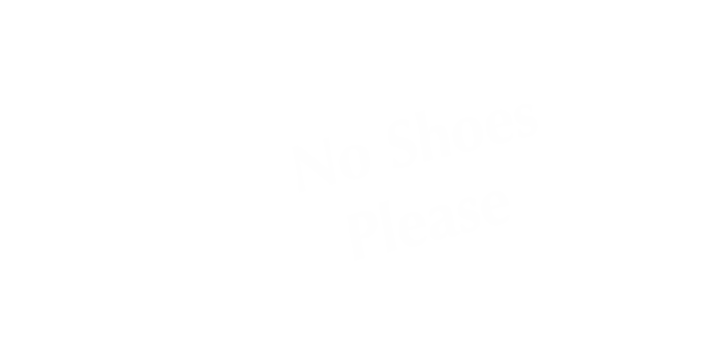 No Shoes Please OfficePal Tabletop Tent Sign