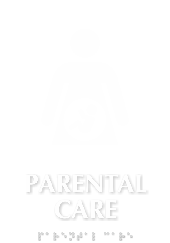 Parental Care TactileTouch Braille Hospital Sign