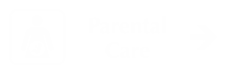 Parental Care Engraved Sign with Right Arrow Symbol