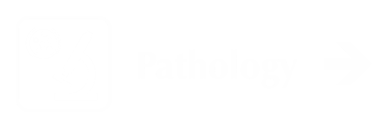 Pathology Engraved Sign with Diagnostic Centre Right Symbol