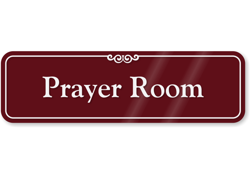 Prayer Room Sign - Decorative Door Signs, SKU: SE-5143