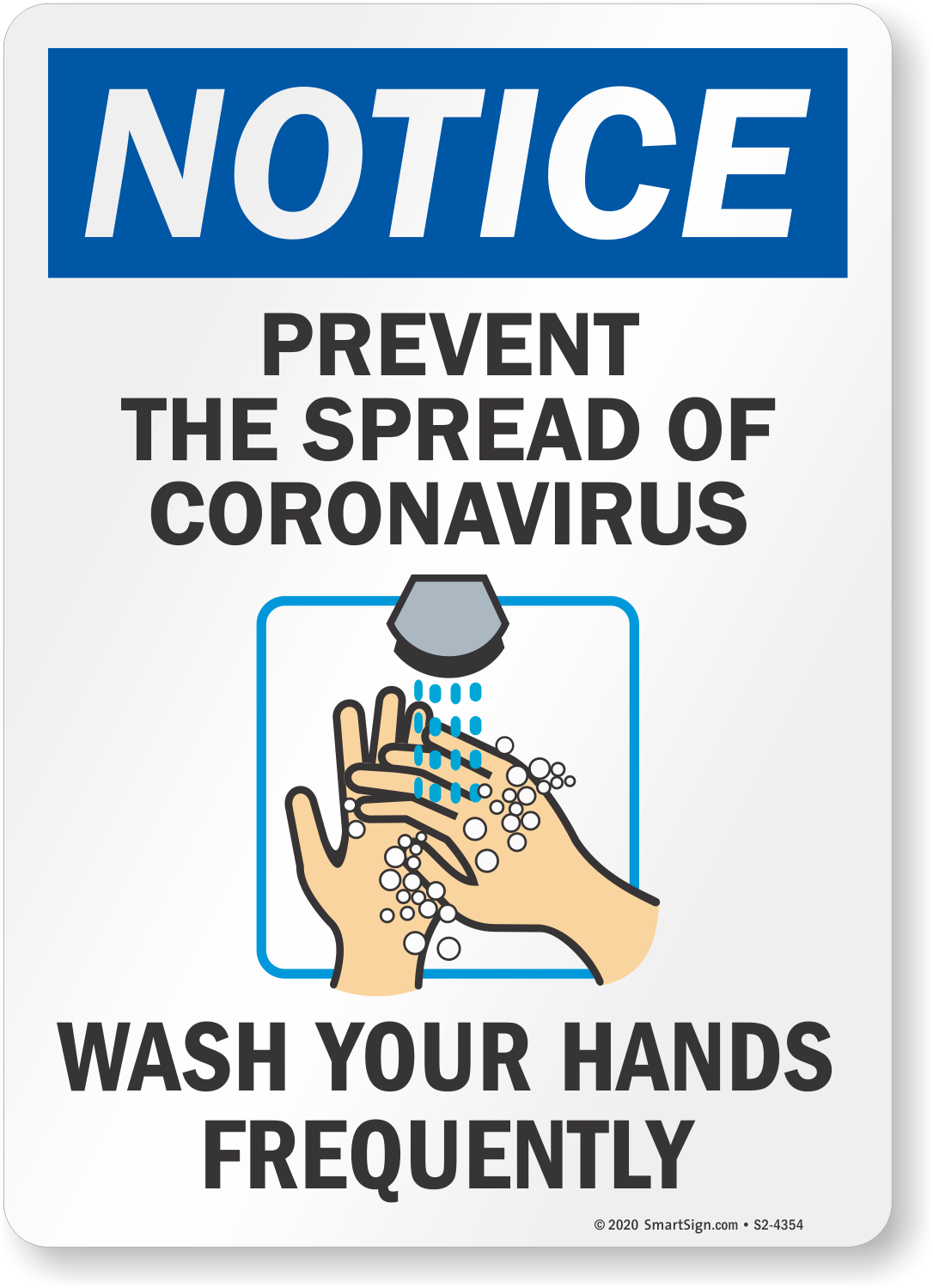 Hand Washing & Hand Hygiene Signs are in stock and will ship in one day.
