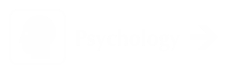 Psychology Engraved Sign with Right Symbol