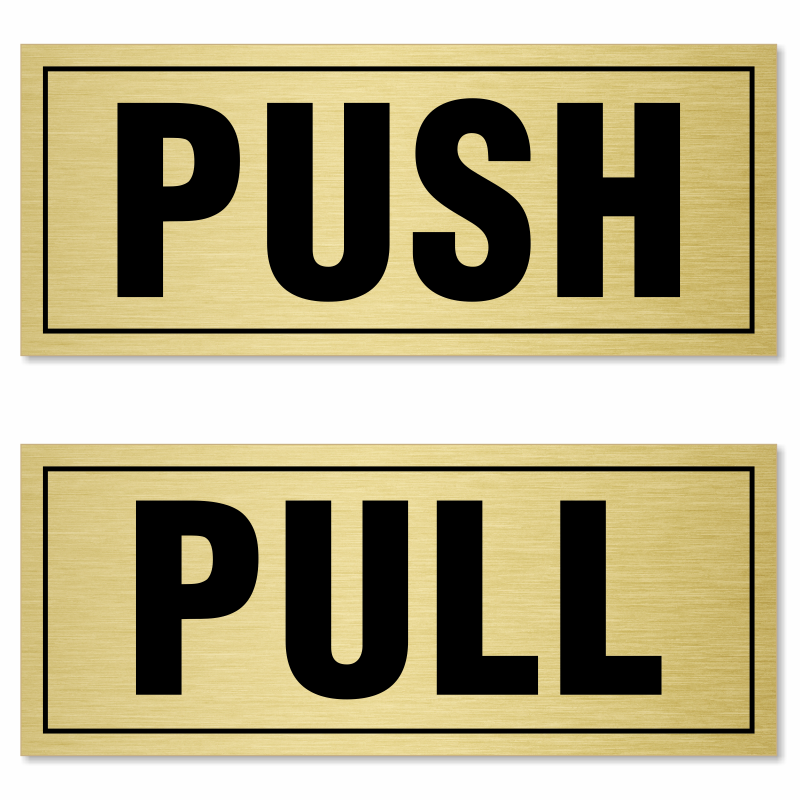 Push Pull Signs Push Pull Door Signs And Labels 