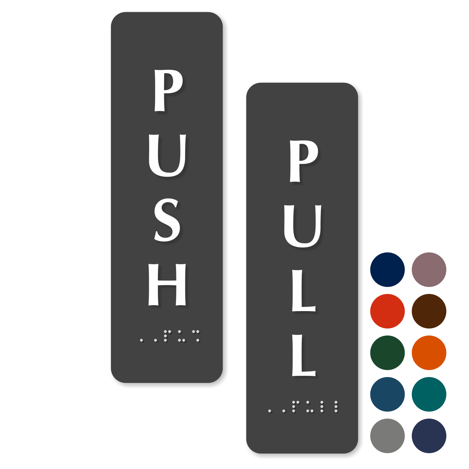 Push Pull Sign Png