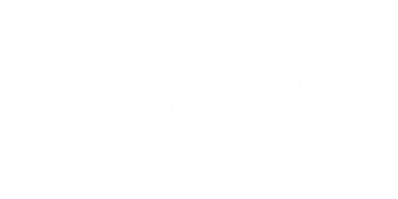 Reserved Tabletop Tent Sign