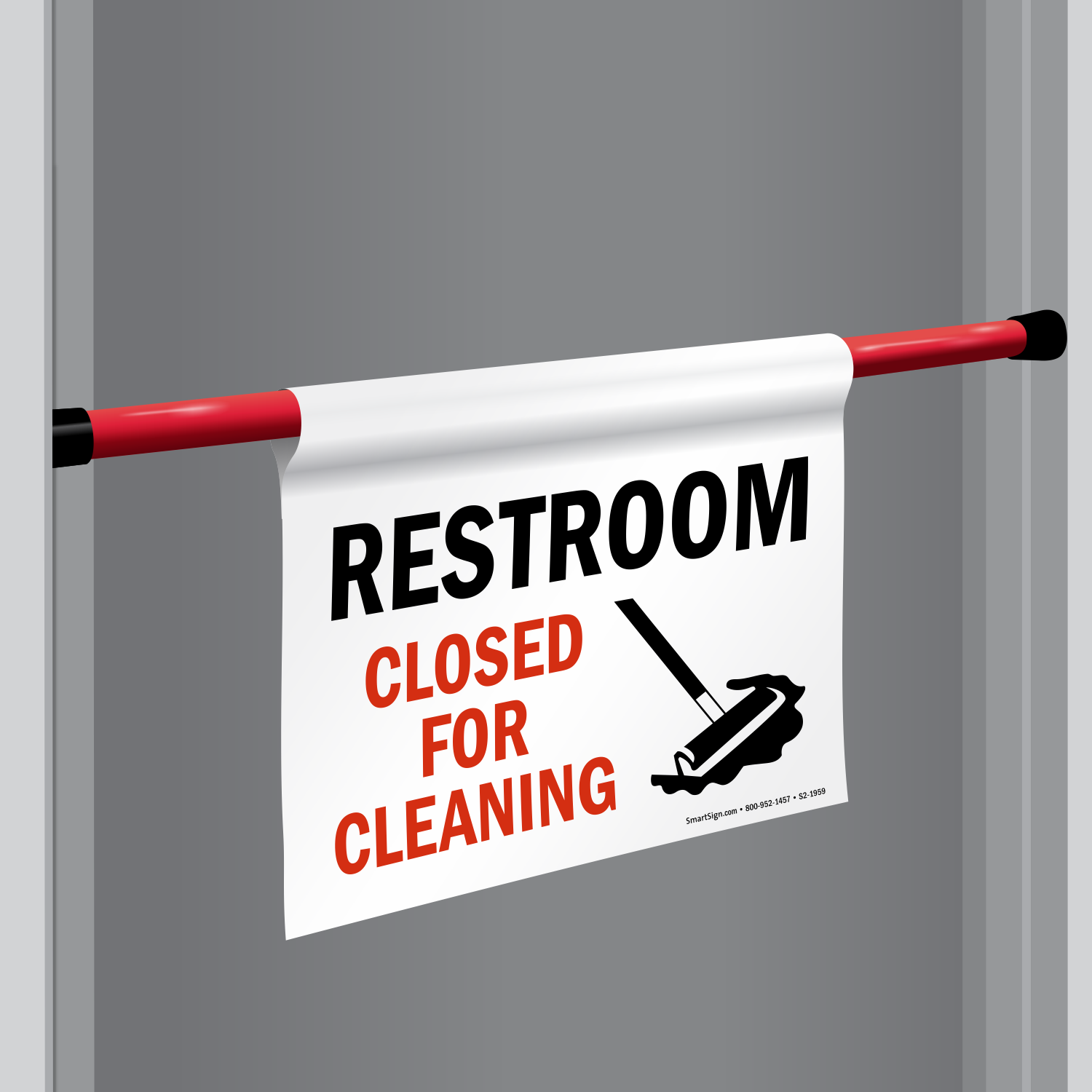 Restroom Closed For Maintenance Sign