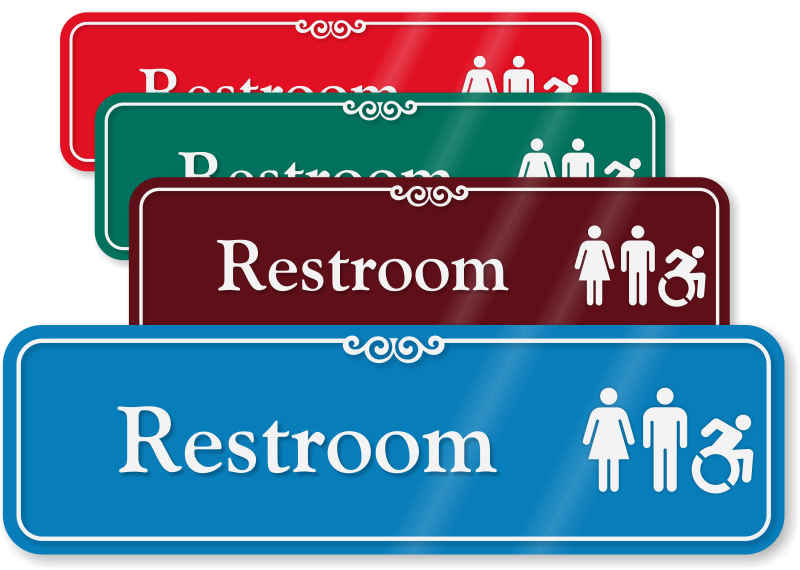 Accessible Restroom Signs