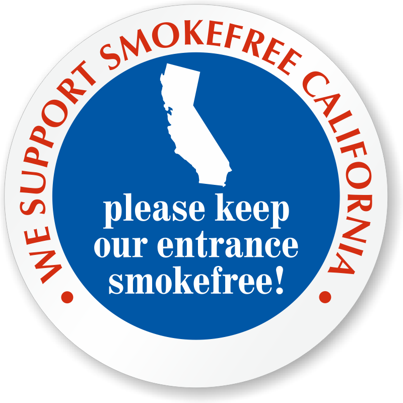 California No Smoking Sign Requirements