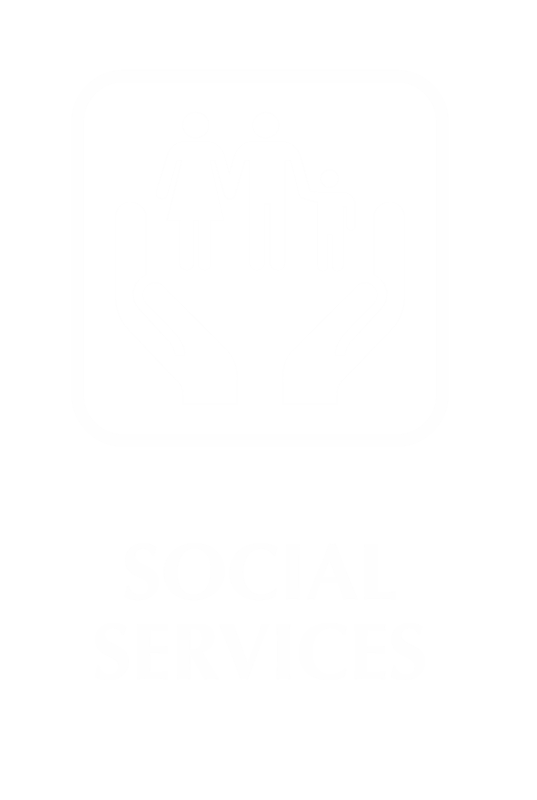 Social Services Engraved Hospital Sign