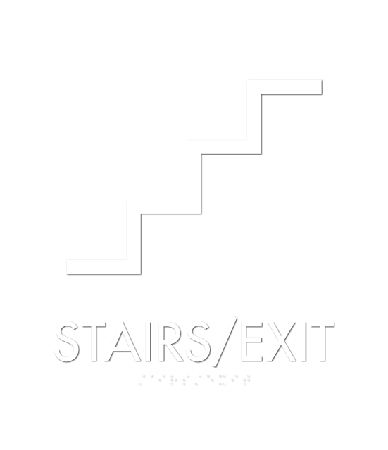 Stairs Exit Optik Regulatory Sign