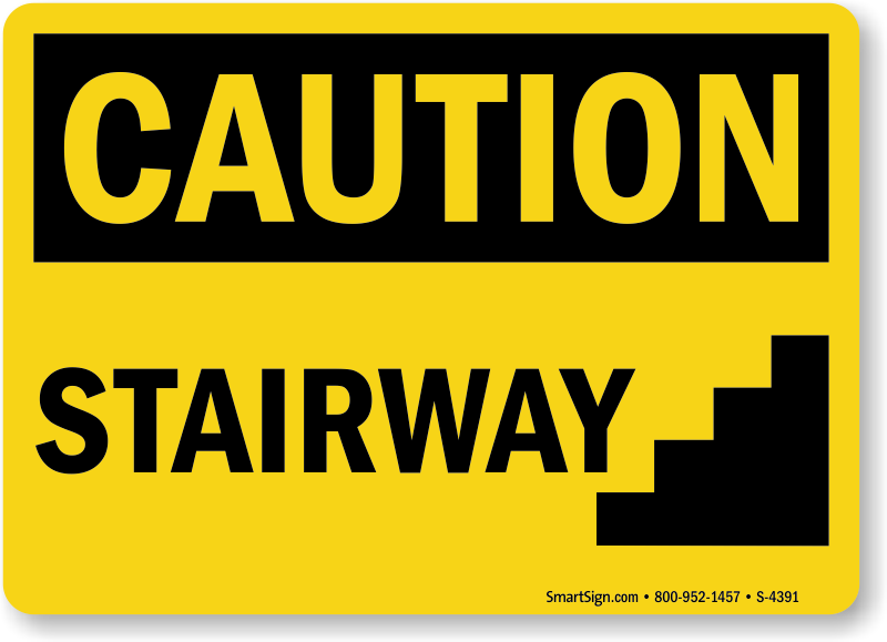 Stairway Signs | Stairway Identification Signs | MyDoorSign