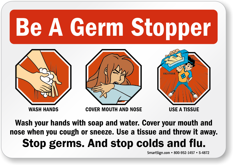 Germs перевод. Stopper sign. Flu Wash profesiones Crass. Washable sign.