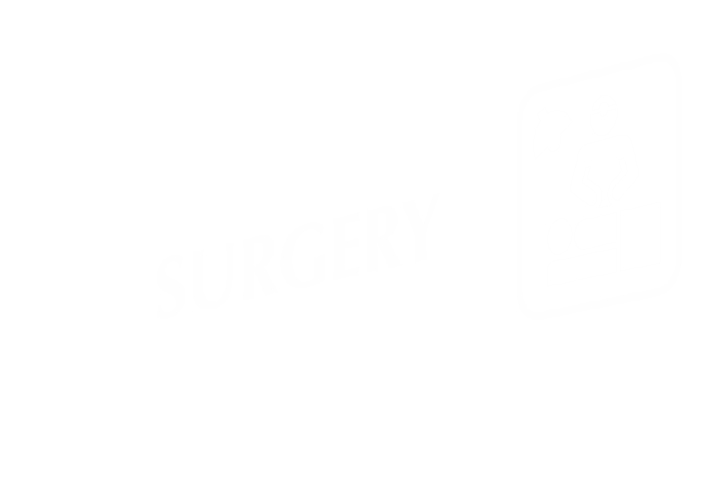 Surgery Corridor Projecting Sign