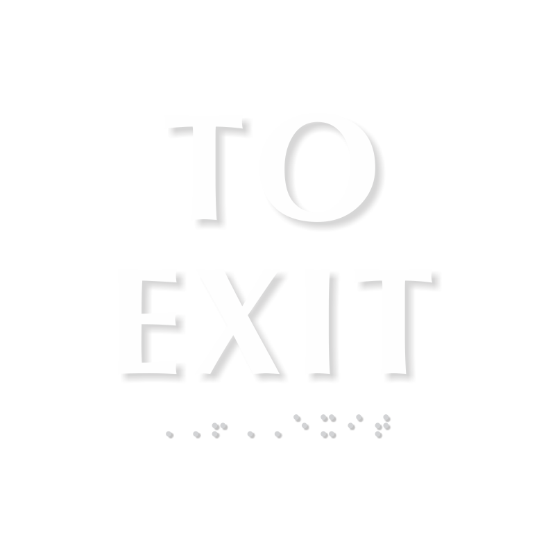 To Exit Sign