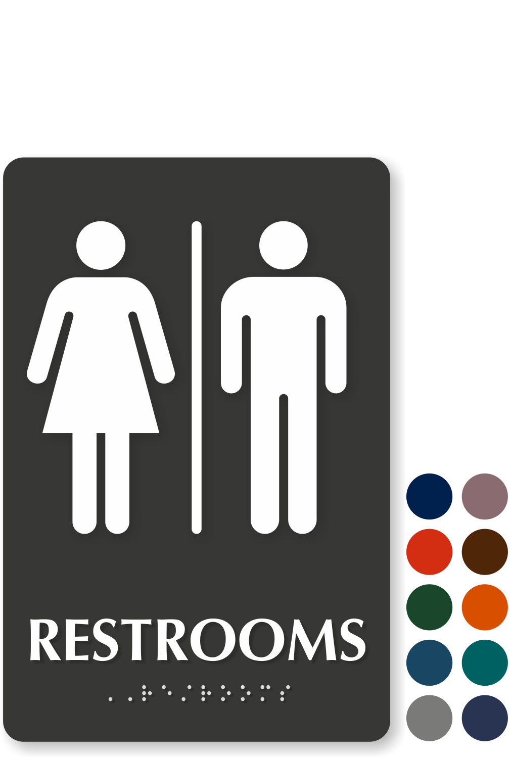 Unisex Restroom Sign Free Printable