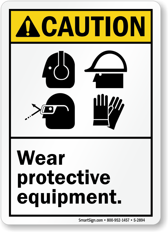 Wear Protective Equipment Signs | Multi-Hazard PPE Signs