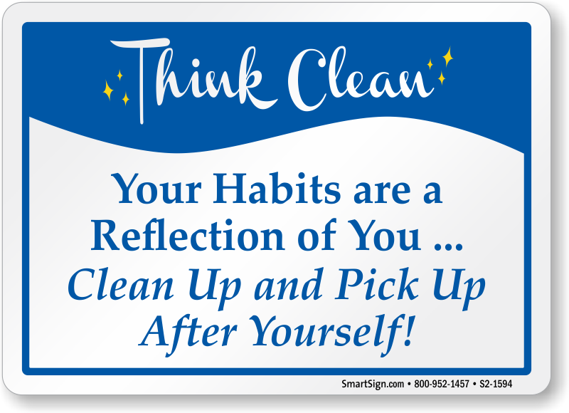 your habits are a reflection sign s2 1594