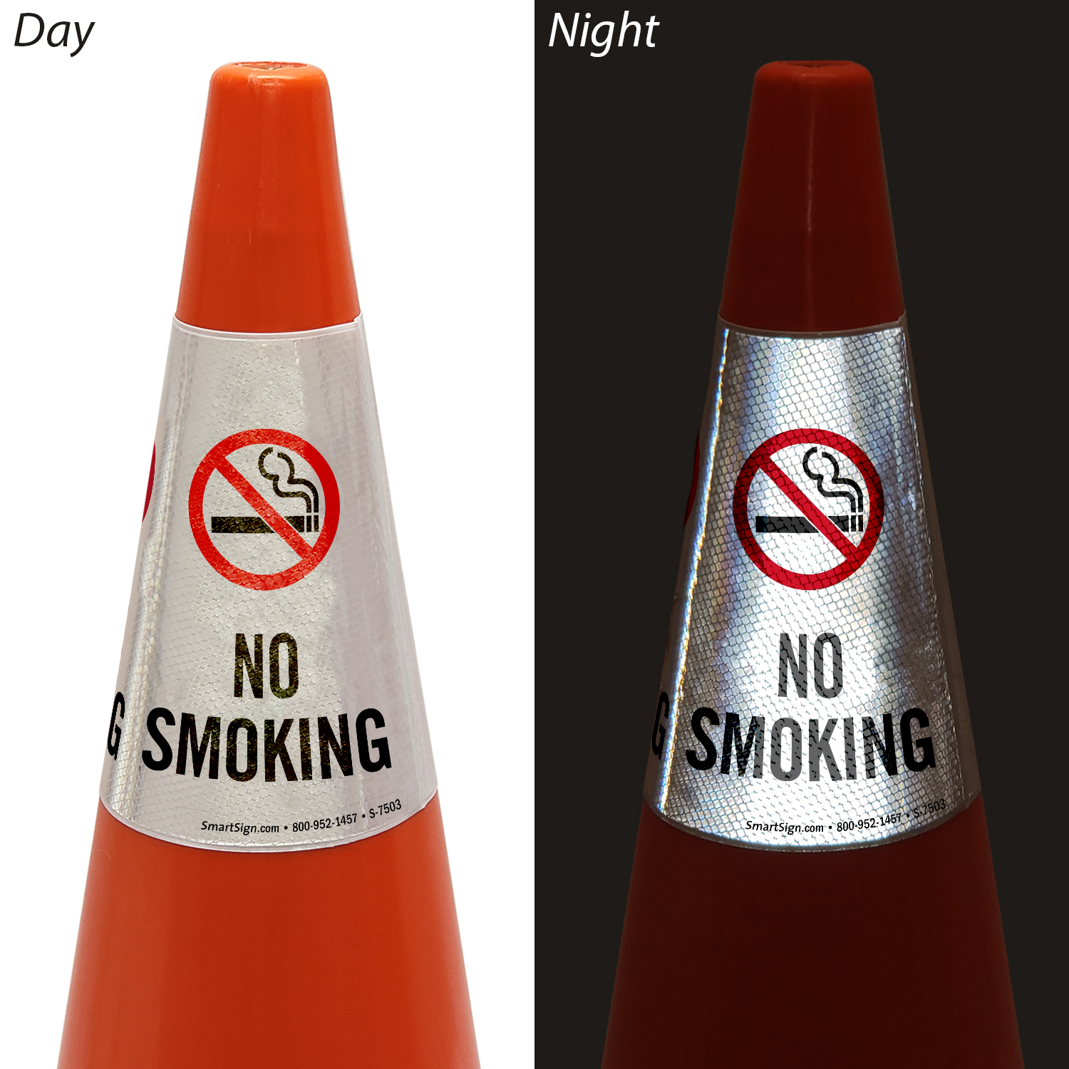 No Smoking ConeBoss Sign, SKU CB1118