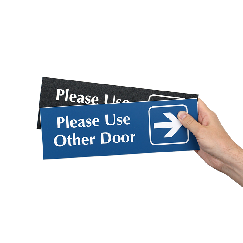 Please Use Other Door Sign with Right Arrow, SKU: SE-5185-R