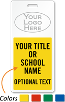 Custom School Hall Passes with Logo