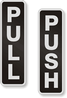 Pull Push Set Sign