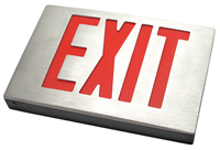 New York Approved Die Cast Aluminum LED Exit Sign