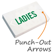 Ladies, LED Sign with Battery Backup