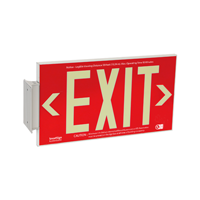 1 Sided, Red Background, Glowing Letters