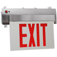 Edge Lit LED Exit Sign UL924 And NFPA 101
