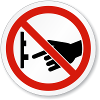 Do Not Turn Off Switch ISO Sign