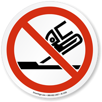 Do Not Use For Face Grinding ISO Sign