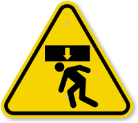 ISO Body Crush Force From Above Symbol Sign