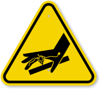 ISO Skin Puncture Pressurized Air Jet Symbol Sign
