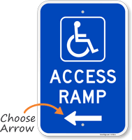 Access Ramp (with Arrow)