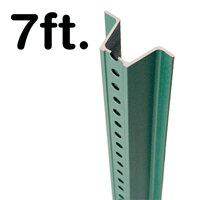 Municipal U Channel Sign Post  7' tall