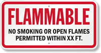 Custom No Smoking Sign