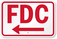 Fdc With Left Arrow Sign