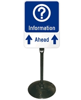 Information Sign (with Symbol) & Post Kit