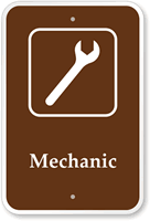 Mechanic  Campground Guide & Park Sign
