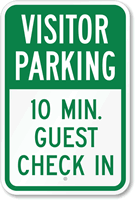 Visitor Parking Sign